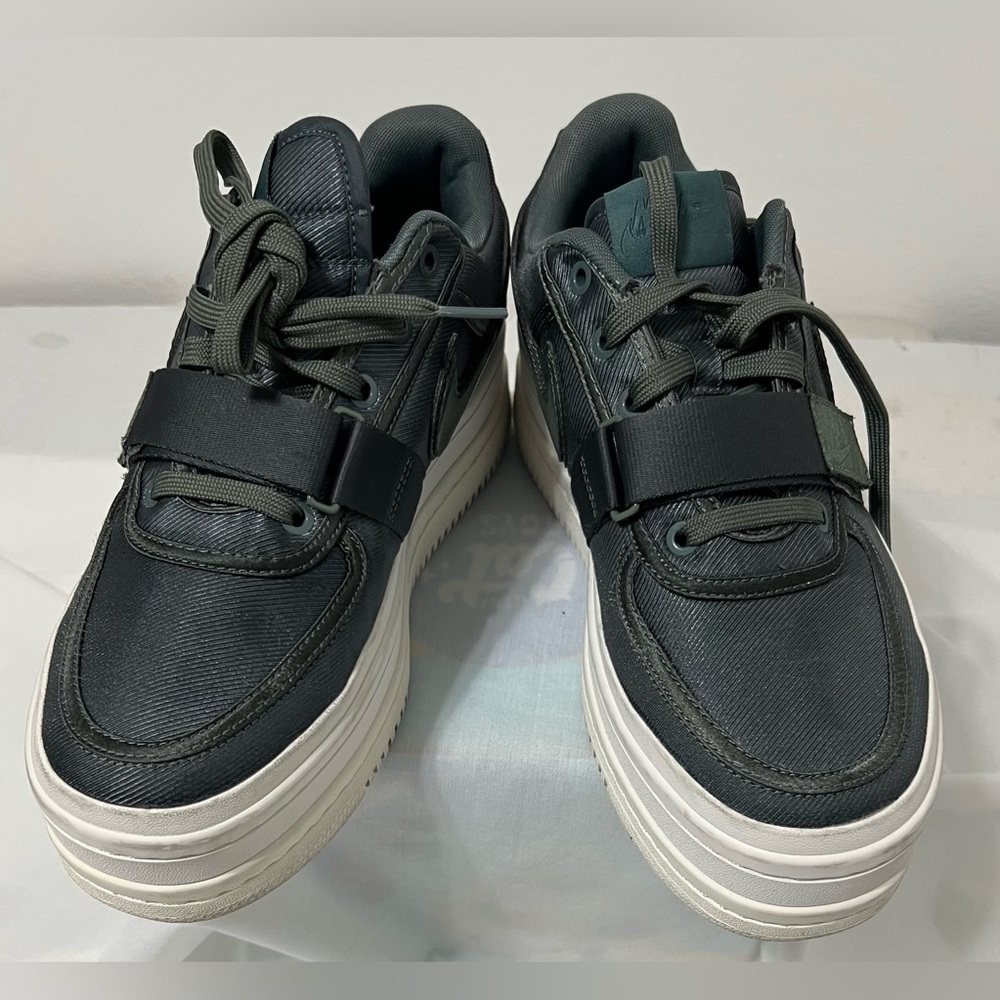 Nike Vandal Y2K Double Stack Platform Sneakers Mineral Spruce chunky